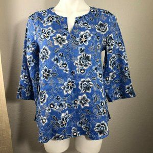 J. Jill Linen Top Size Med